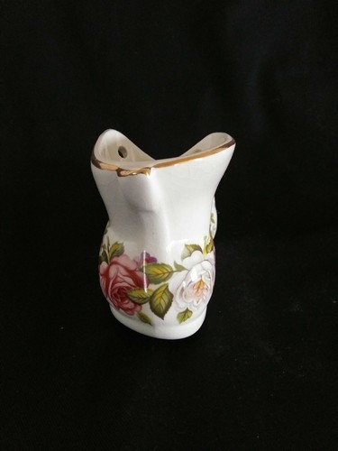 Vintage Old Foley James Kent Ceramic Floral Boot Made in England