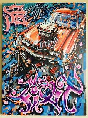 Erni Vales Original  Ms. Fixit  Acrylic On Canvas EVL World Certificate (36x48)