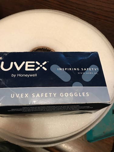 Uvex Stealth Gray Body Safety Goggles S3960C High Impact