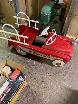 hook and ladder pumper 519 pedal car