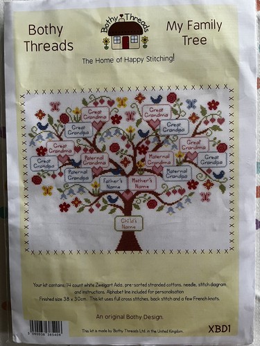 Kit New | My Family Tree Bothy Threads Cross Stitch