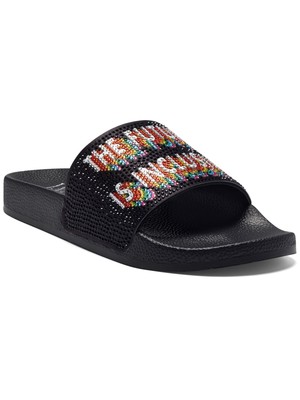 

INC Womens Black 0.5 Heel The Future Is Inclusive Peymin Wedge Slide Sals, Черный, 10011994700