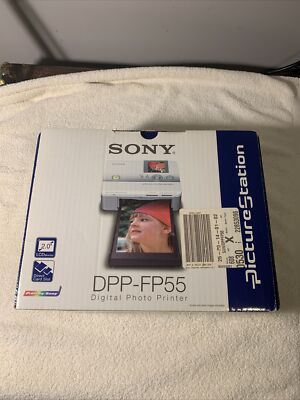 New Sony Digital Photo Printer Picture Station DPPFP55 With LCD Display