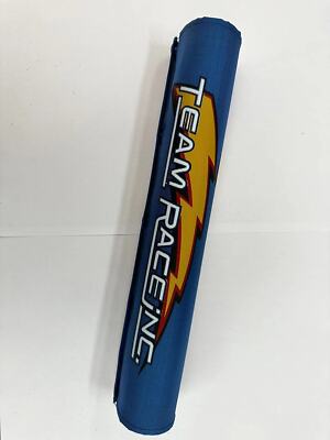 Old School Team Race inc BMX Top Tube Pad Blue Nos Vintage