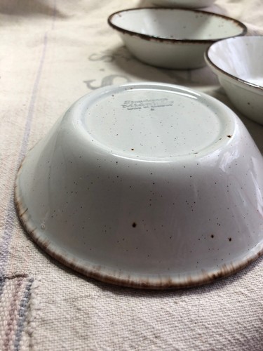 Set Of 4 Stoneware Stonehenge Salad Bowls - 7” - Midwinter - England