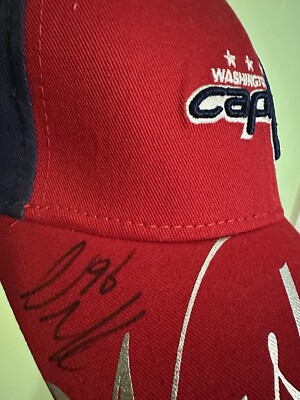 NICOLAS AUBE-KUBEL WASHINGTON CAPITALS SIGNED NEW ERA CAP 