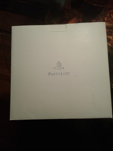 4 Amber Glass Dinner Plates Gold Dimpled Party Lite Siena Lights Lites Pebbled