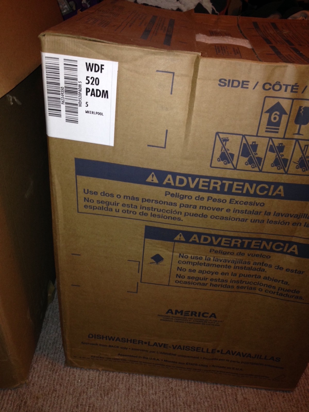 Whirlpool Wdf 520 Padm 24