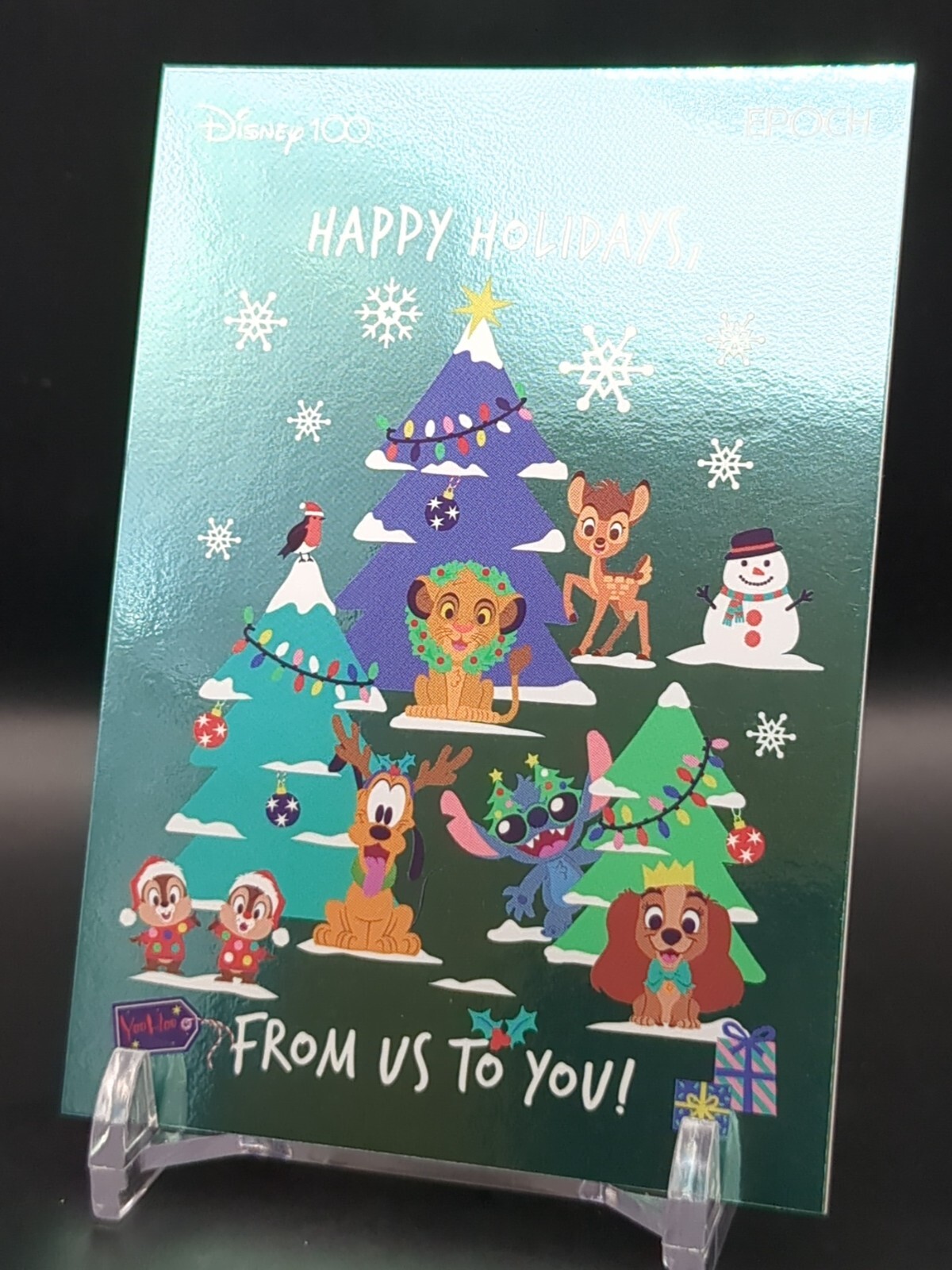Stitch Lady Chip Dale Pluto #45 Holo Disney 100 Collection
