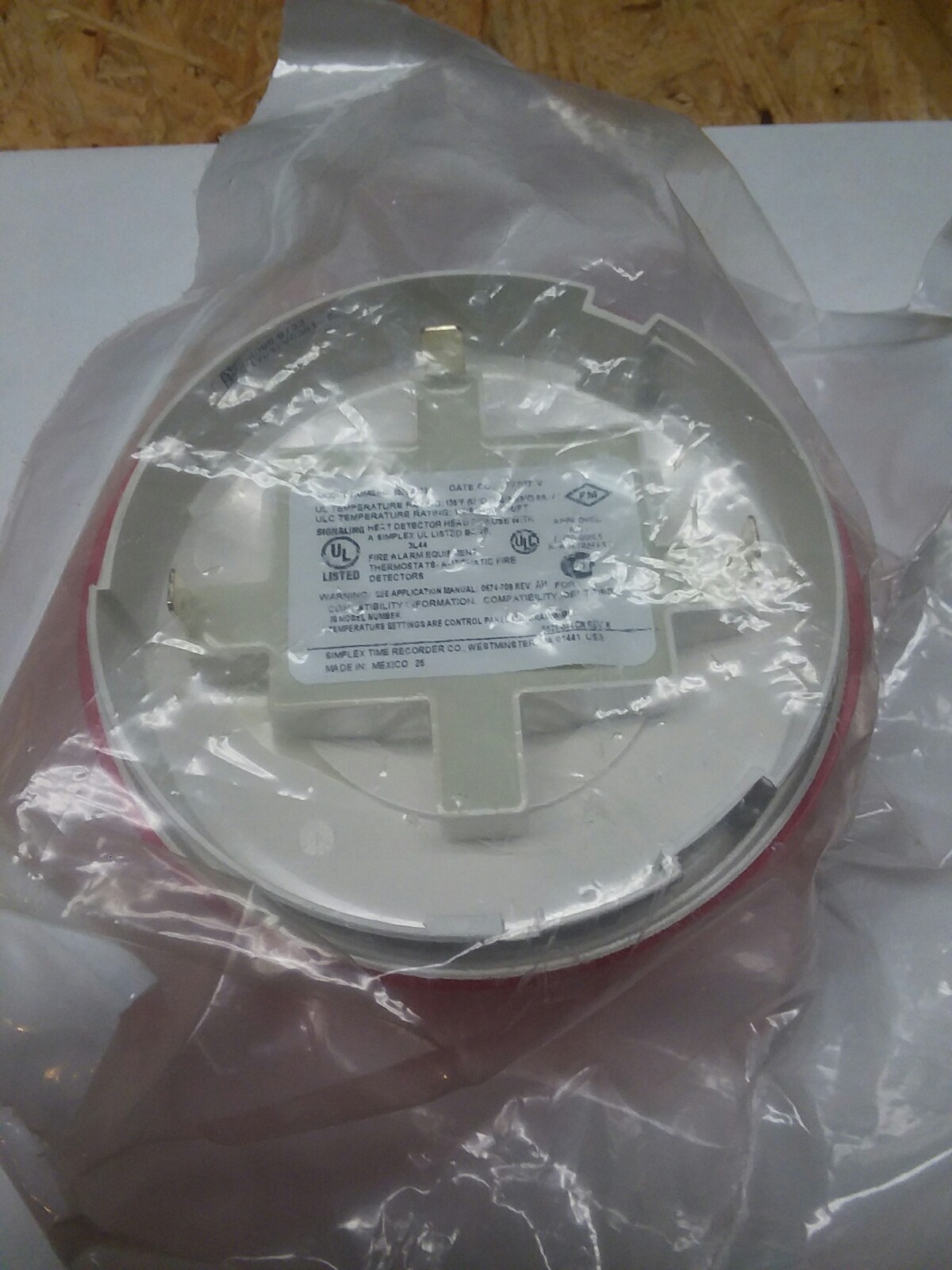 (NEW) SIMPLEX 4098-9733 Heat Detector Head  **FREE SAME DAY SHIPPING**