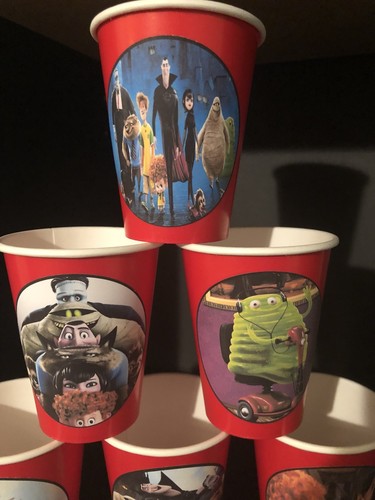 Hotel Transylvania Birthday Party Pack Bundle For 16 - Cups & Plates RED