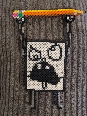 SpongeBob SquarePants Doodle Bob Perler Bead Pixel Art