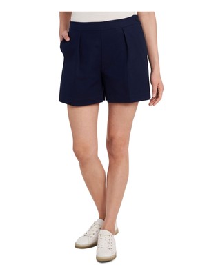 

RILEY-RAE Женские темно-синие эластичные шорты прямого кроя с карманами, Navy, 2399300