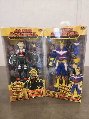 Brand New Sealed Mega Merge My Hero Academia - All Might, Katsuki Bakugo