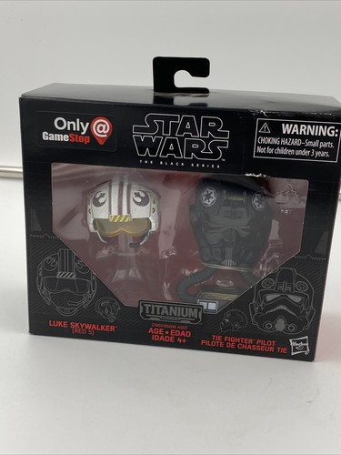 Star Wars Black Series Titanium Helmets 10 Luke Skywalker  Tie Fighter Pilot 