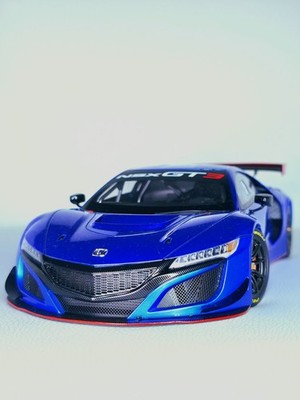 AUTOart Honda NSX (NC1) Diecast Model Car - Pearl Blue, 1/18 Scale