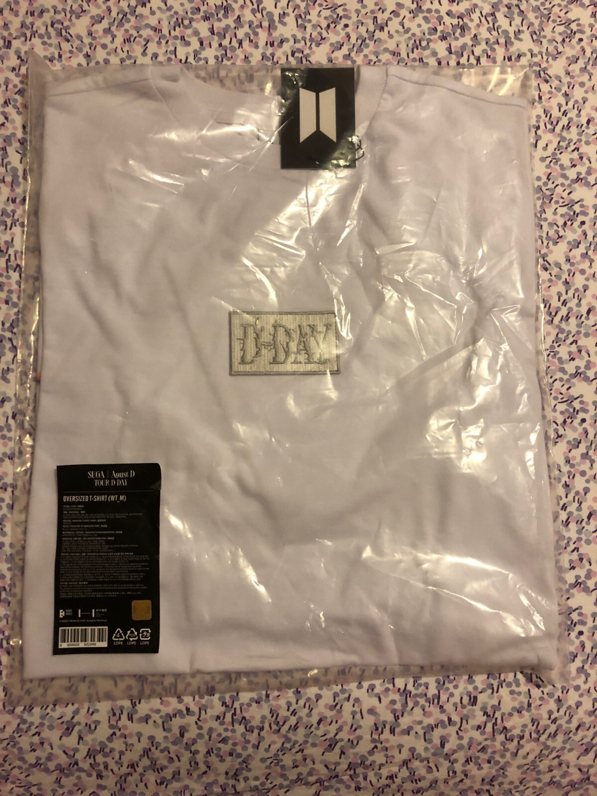 BTS SUGA AgustD TOUR OVERSIZED SHIRT M