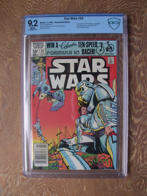 Star Wars  #53  CBCS 9.2 (like CGC)  1st appearance Aron Peacebringer