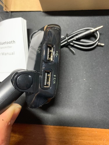 Bluetooth Car Kit FM Transmitter Wireless Radio Adapter USB Charger Victsing