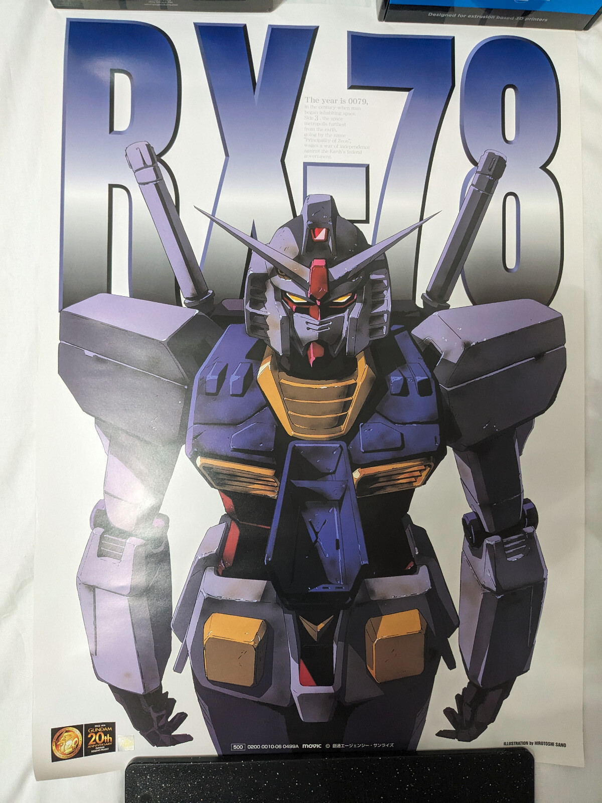 GUNDAM 20TH ANNIVERSARY ART タペストリー GUNDAM 20TH ANNIVERSARY ART タペストリー