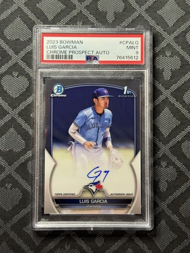 シングルカード Luis Garcia 1st Bowman Chrome Autographs LUIS GARCIA AUTO 1st 2023 Bowman Chrome Autograph BLUE JAYS
