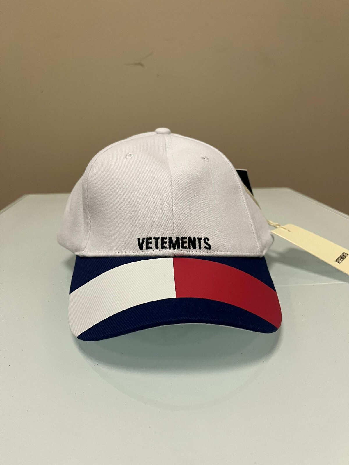 Tommy Hilfiger × Vetements , Logo Embroidered Hat in Tommy Hilfiger × Vetements , Logo Embroidered Hat in