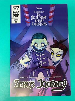 NBX Sequel~ NIGHTMARE BEFORE CHRISTMAS Zeros Journey COMIC # 5 Lock Shock Barrel