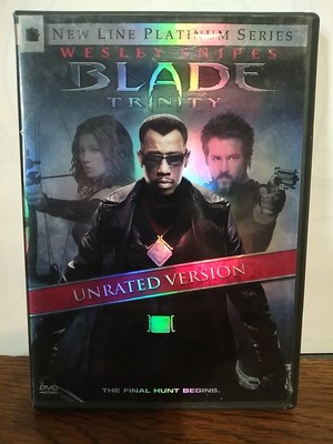 Blade Trinity 2004 The Final Hunt Begins Unrated Wesley Snipes Ryan Reynolds
