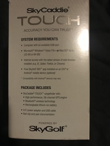 NIB SkyCaddie Touch GPS