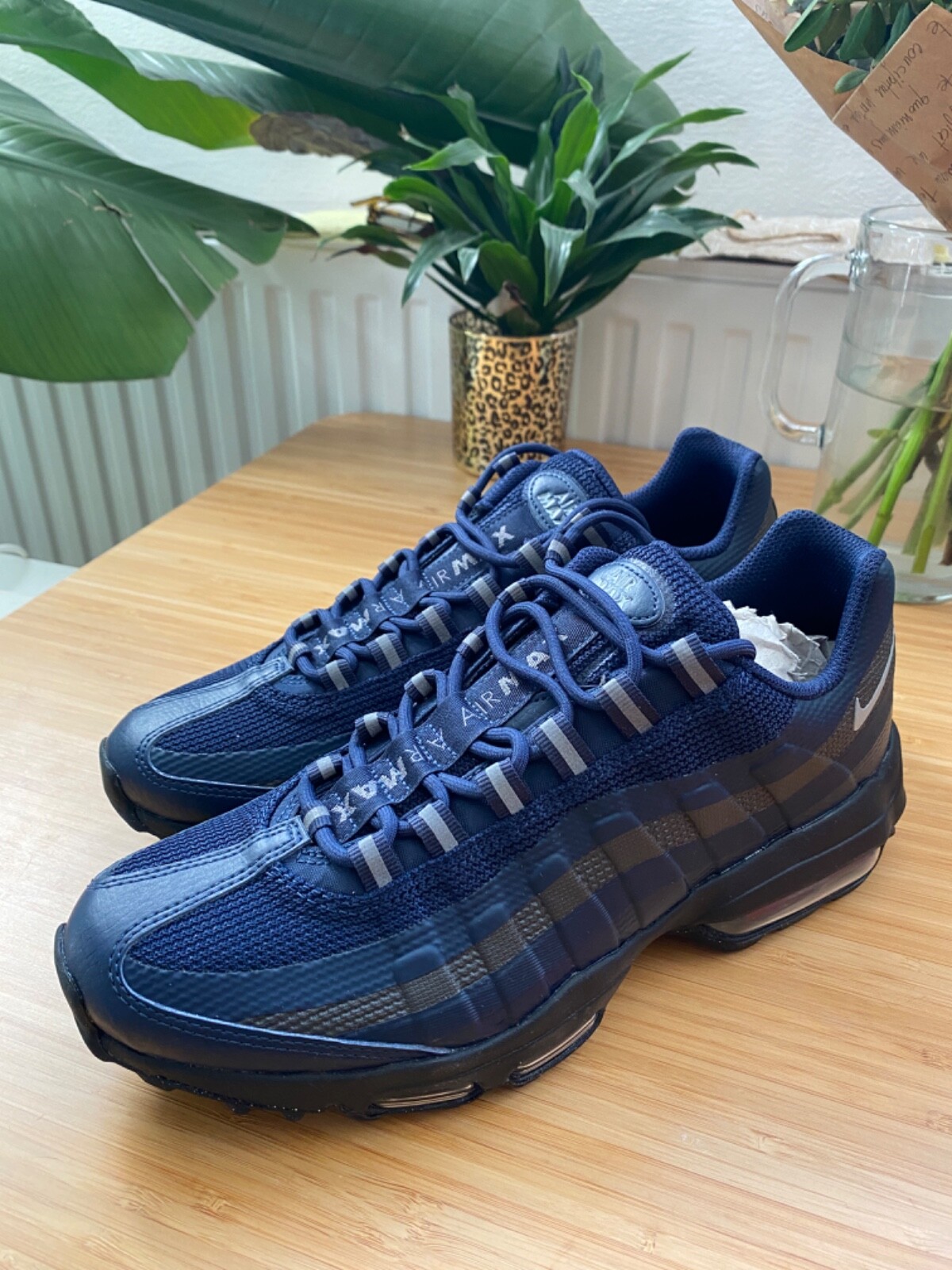 nike 95 air max men size 8 us navy blue | eBay