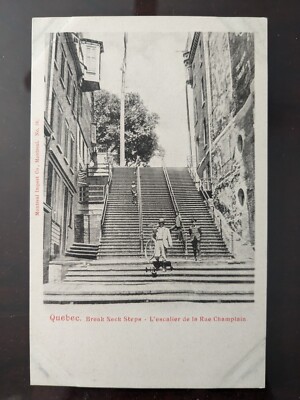 Break Neck Steps, Quebec, PQ - 1901-07, Rough Edges