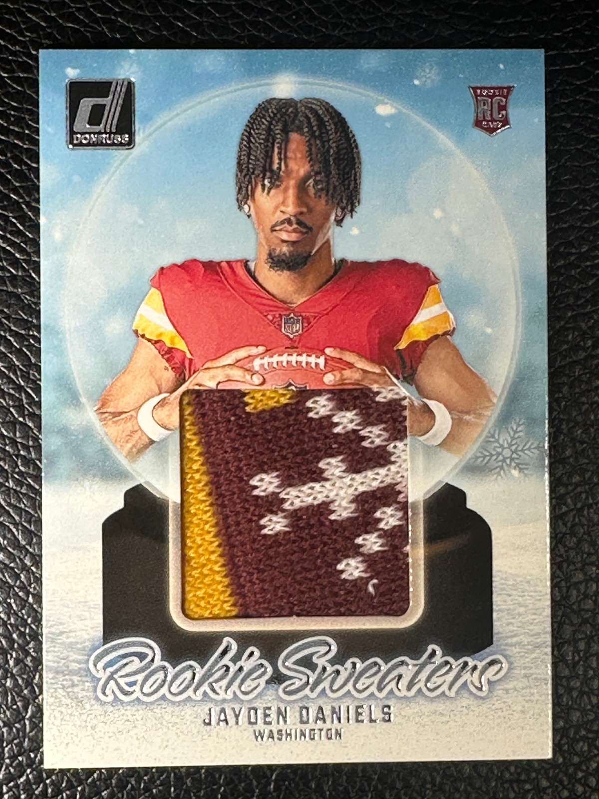 2024 Panini Donruss Rookie Sweaters Jayden Daniels Sweater RC Rookie