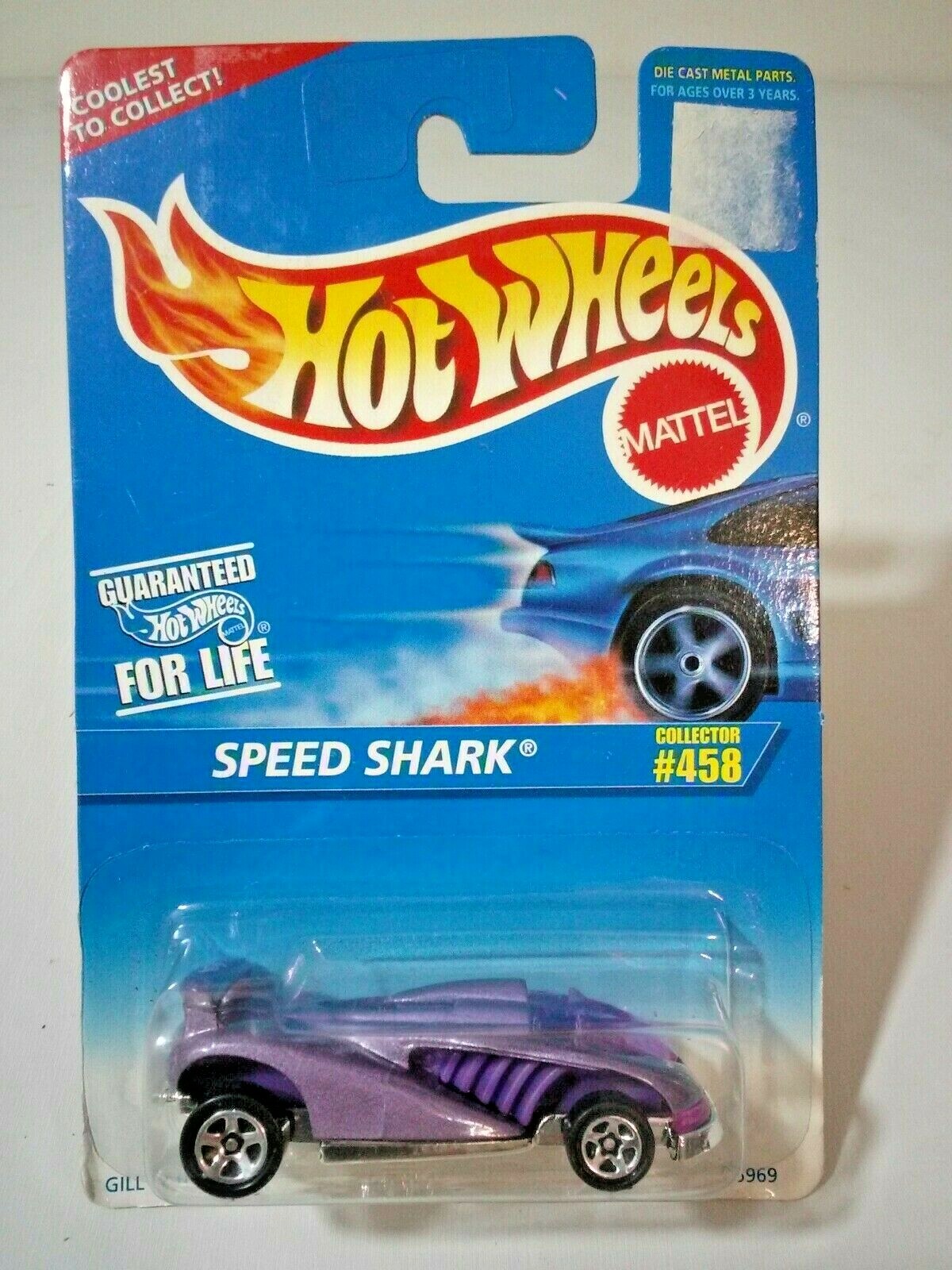 Hot Wheels Speed Shark Gill Vents Purple MPN 15969 UPC