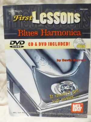 Mel Bay's First Lessons Blues Harmonica by David Barrett