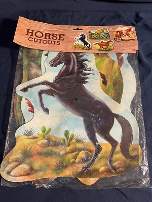 Beistle Horse Die Cuts 2007 NOS