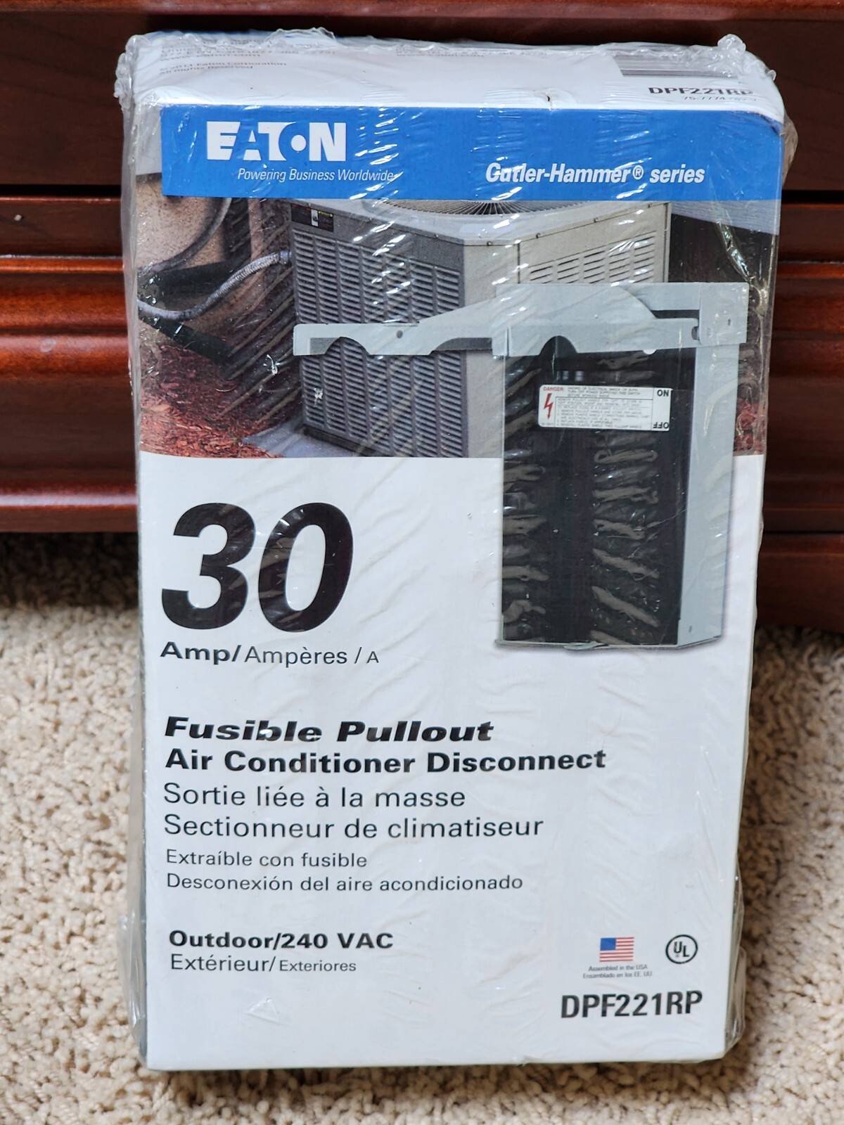 Disconnect Vac | Eaton Dpf221rp 30a Fusible Pullout Air Conditioner