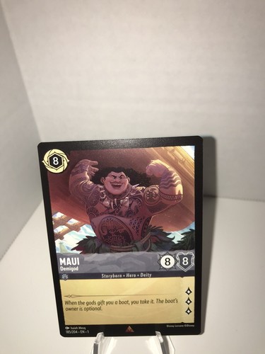 Maui - Disney Lorcana - Rare - 185/204 NM Non Foil | eBay