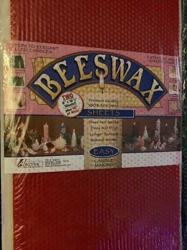 Candle making kit, red candles, green candles, white beeswax candles