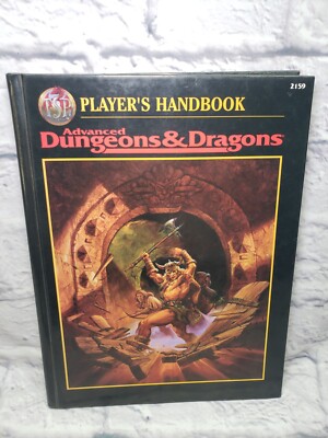 Advanced Dungeons & Dragons Players Handbook 2nd Edition 1995 D&D 2159 Hardcover