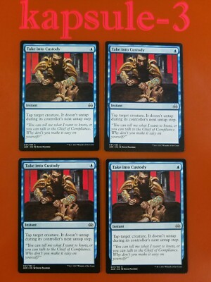 4x Take into Custody (LP-NM) | Aether Revolt | MTG Magic Cards