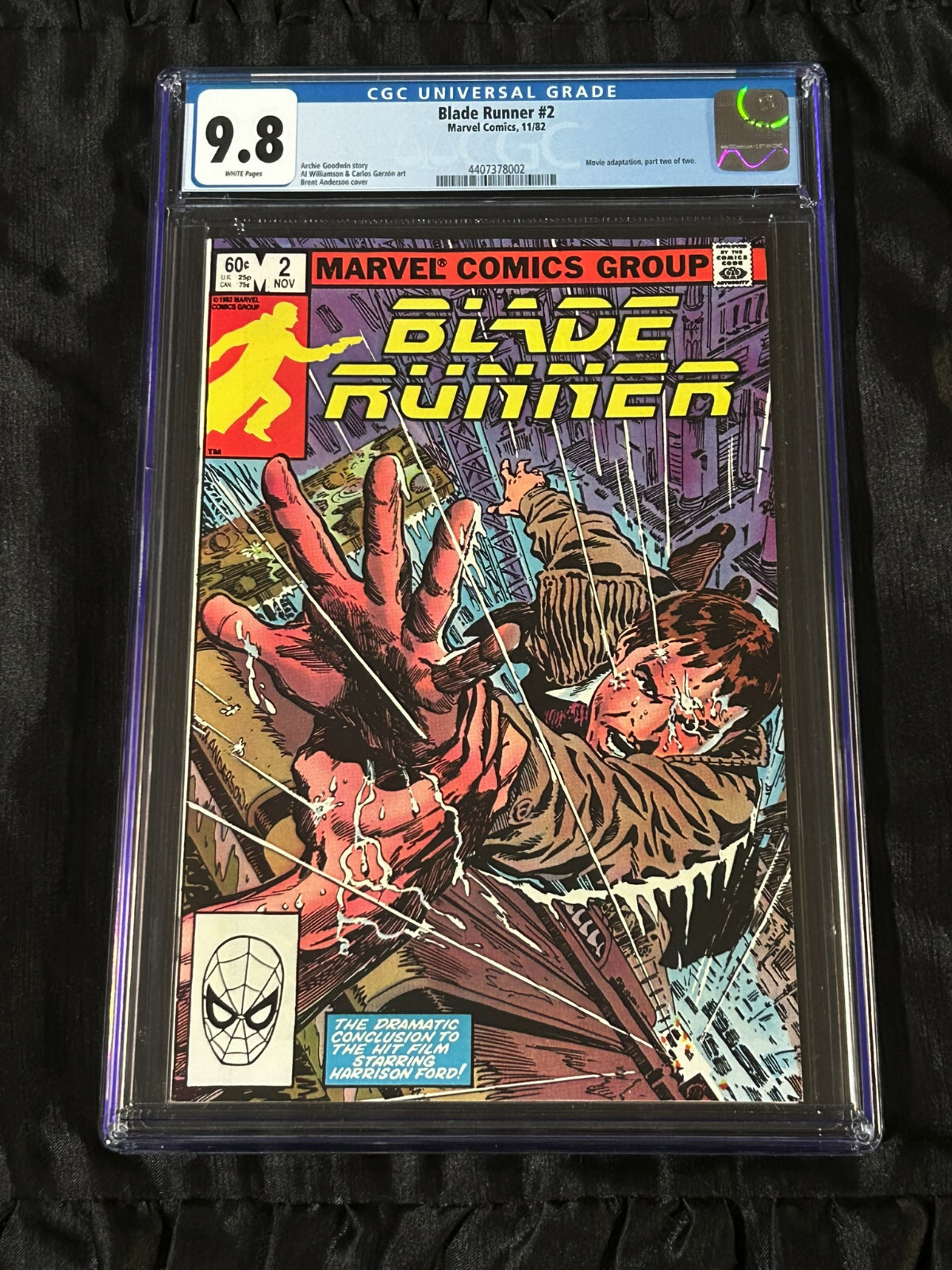 Marvel Comics 1982 Blade Runner #2 CGC 9.8 NM/MT with White