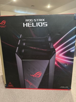 ASUS ROG Strix Helios GX601 RGB Computer Case - Black With Vertical GPU Mount