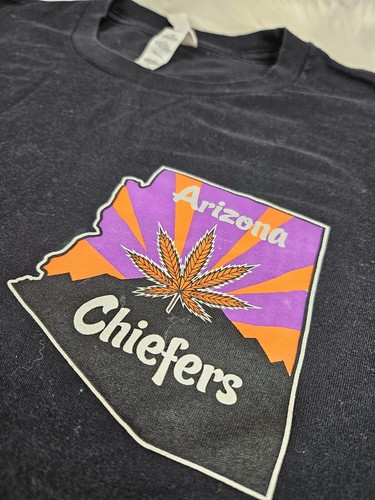 Arizona Canvas Mens T-Shirt SZ(S) Short Sleeves Crewneck Chiefers 🌳 