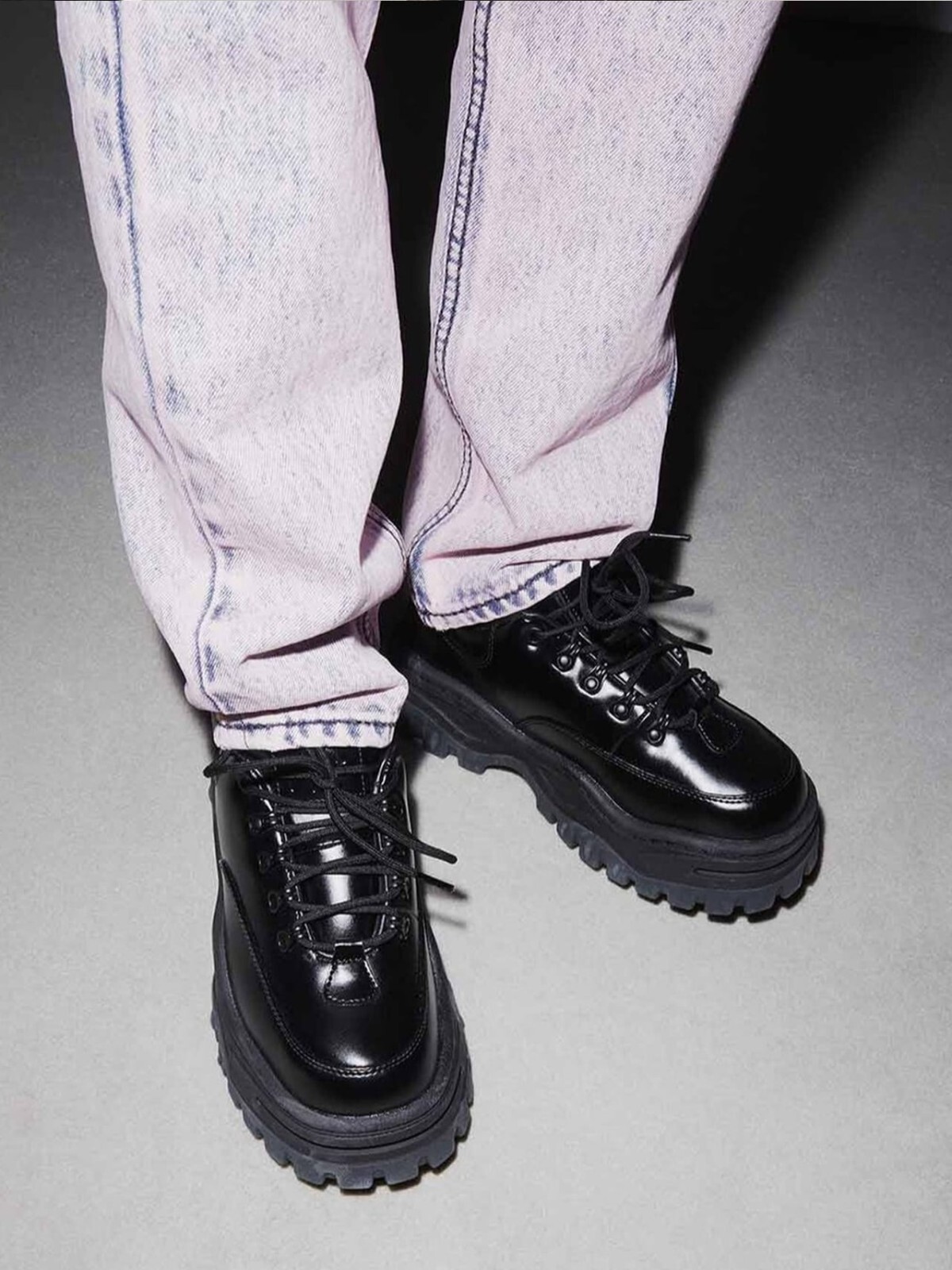 Pre-owned Eytys | Angel Leather Sneakers (black)