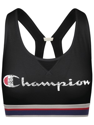 Черный спортивный сетчатый бюстгальтер CHAMPION Intimates черного цвета XS