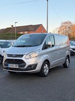 2016 66 FORD TRANSIT CUSTOM 2.2 TDCI LIMITED EURO 6 FSH SILVER ONLY 79K MILES