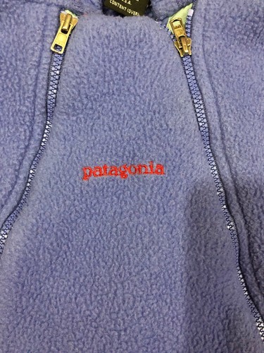 Baby PATAGONIA Bunting Size Large 16/20 Pounds Purple