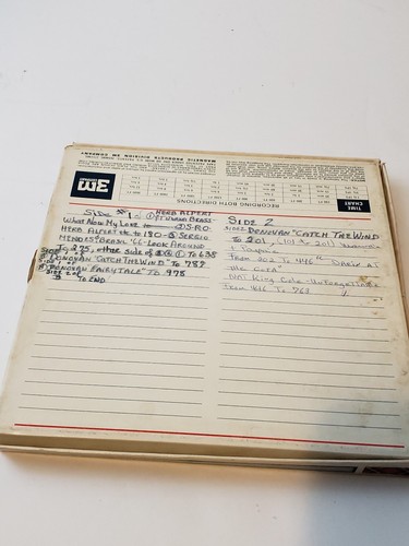 Vintage SCOTCH Magnetic Tape 141 Tartan Series 7