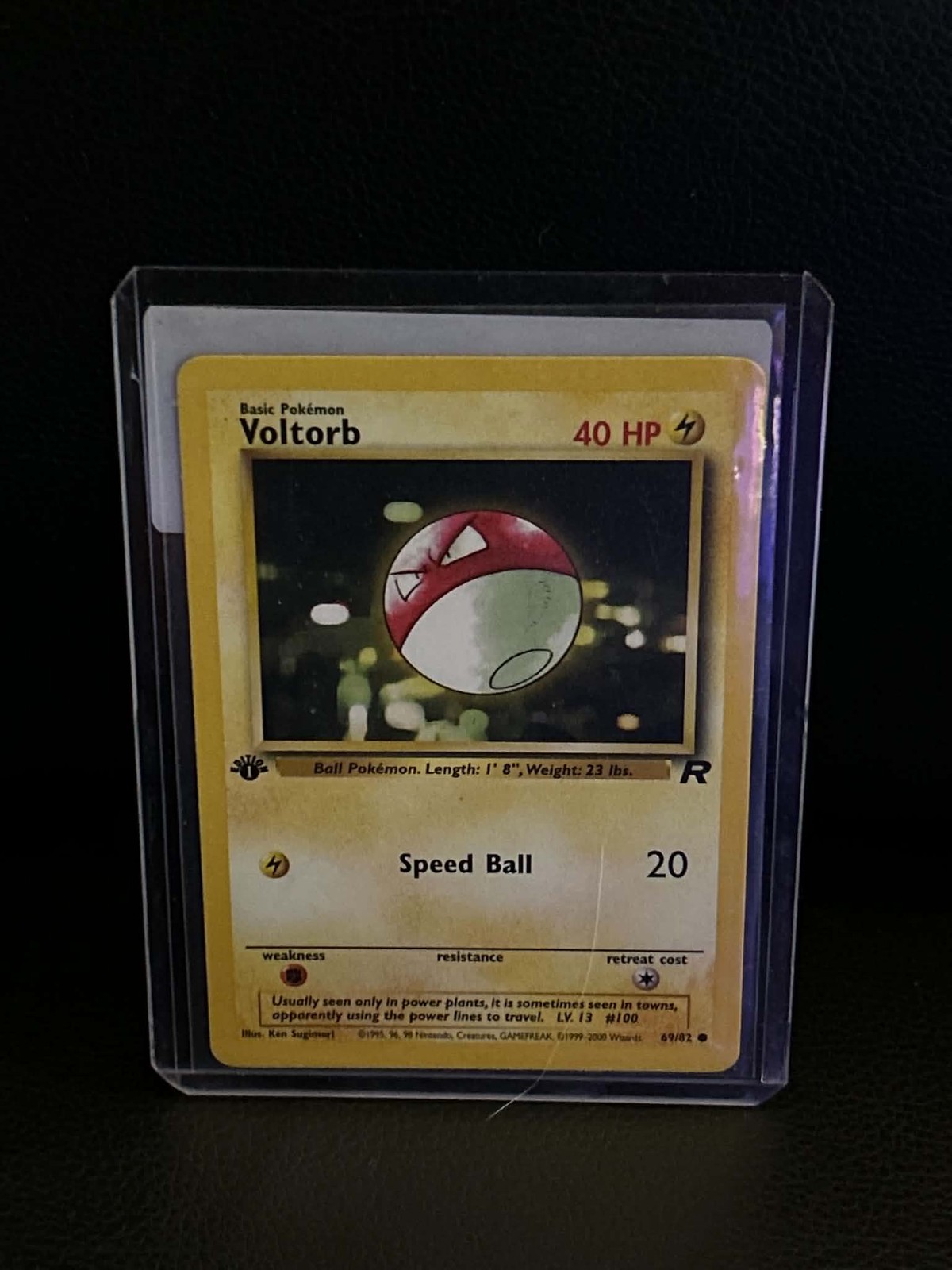 Voltorb 69/82 Team Rocket Common Pokemon 1st Edition Lightly Played English