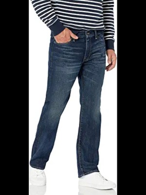 

LUCKY BRAND Мужские темно-синие джинсы без защипов, стрейч, прямые джинсы 34W/30L, Navy, 7M12279